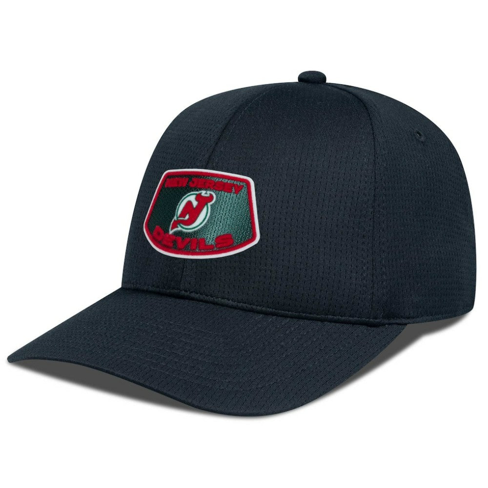 NHL New Jersey Devils Levelwear Retro Skylight Zephyr Adjustable Hat - Black