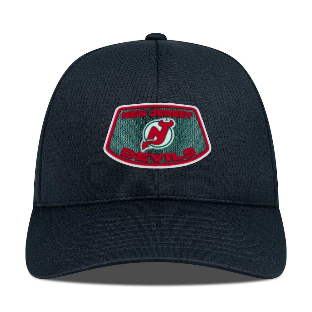 NHL New Jersey Devils Levelwear Retro Skylight Zephyr Adjustable Hat - Black