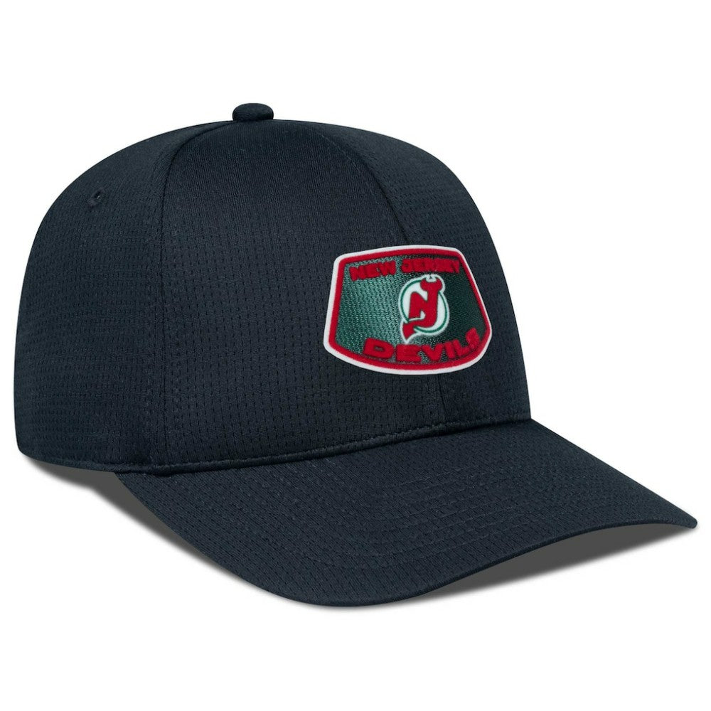 NHL New Jersey Devils Levelwear Retro Skylight Zephyr Adjustable Hat - Black