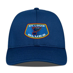 NHL St. Louis Blues Levelwear Retro Skylight Zephyr Adjustable Hat - Navy