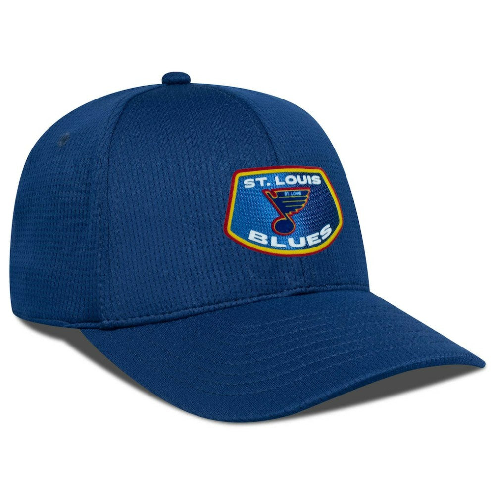 NHL St. Louis Blues Levelwear Retro Skylight Zephyr Adjustable Hat - Navy