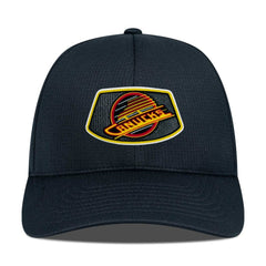 NHL Vancouver Canucks Levelwear Retro Skylight Zephyr Adjustable Hat - Black