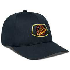 NHL Vancouver Canucks Levelwear Retro Skylight Zephyr Adjustable Hat - Black