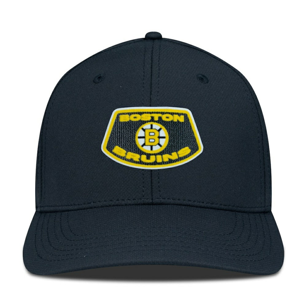 NHL Boston Bruins Levelwear Retro Skylight Rise Flex Hat - Black