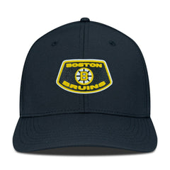 NHL Boston Bruins Levelwear Retro Skylight Rise Flex Hat - Black