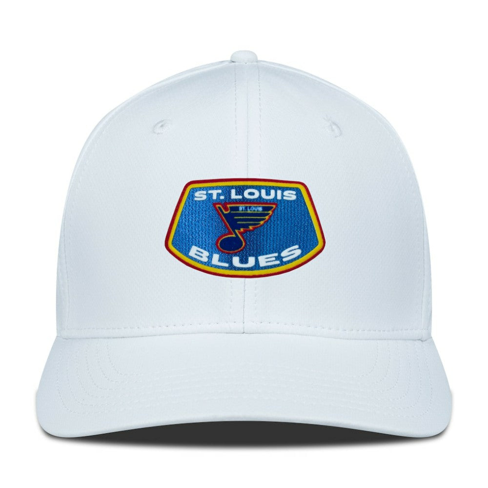 NHL St. Louis Blues Levelwear Retro Skylight Rise Flex Hat - White