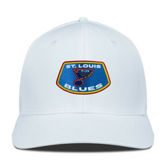 NHL St. Louis Blues Levelwear Retro Skylight Rise Flex Hat - White