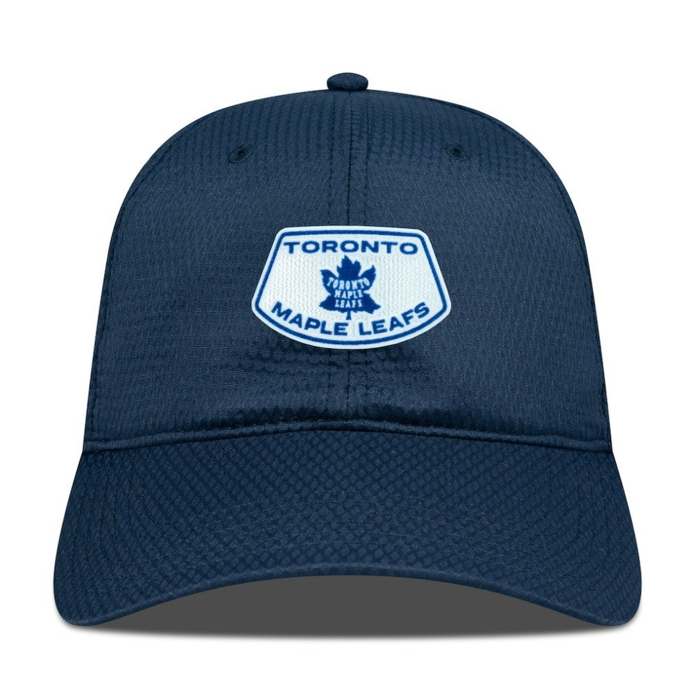 NHL Toronto Maple Leafs Levelwear Retro Skylight Matrix Adjustable Hat - Navy