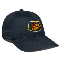 NHL Vancouver Canucks Levelwear Retro Skylight Matrix Adjustable Hat - Black