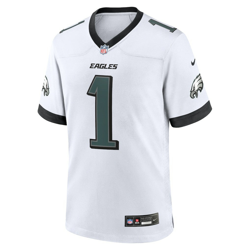 Jalen Hurts Philadelphia Eagles White Game Jersey White