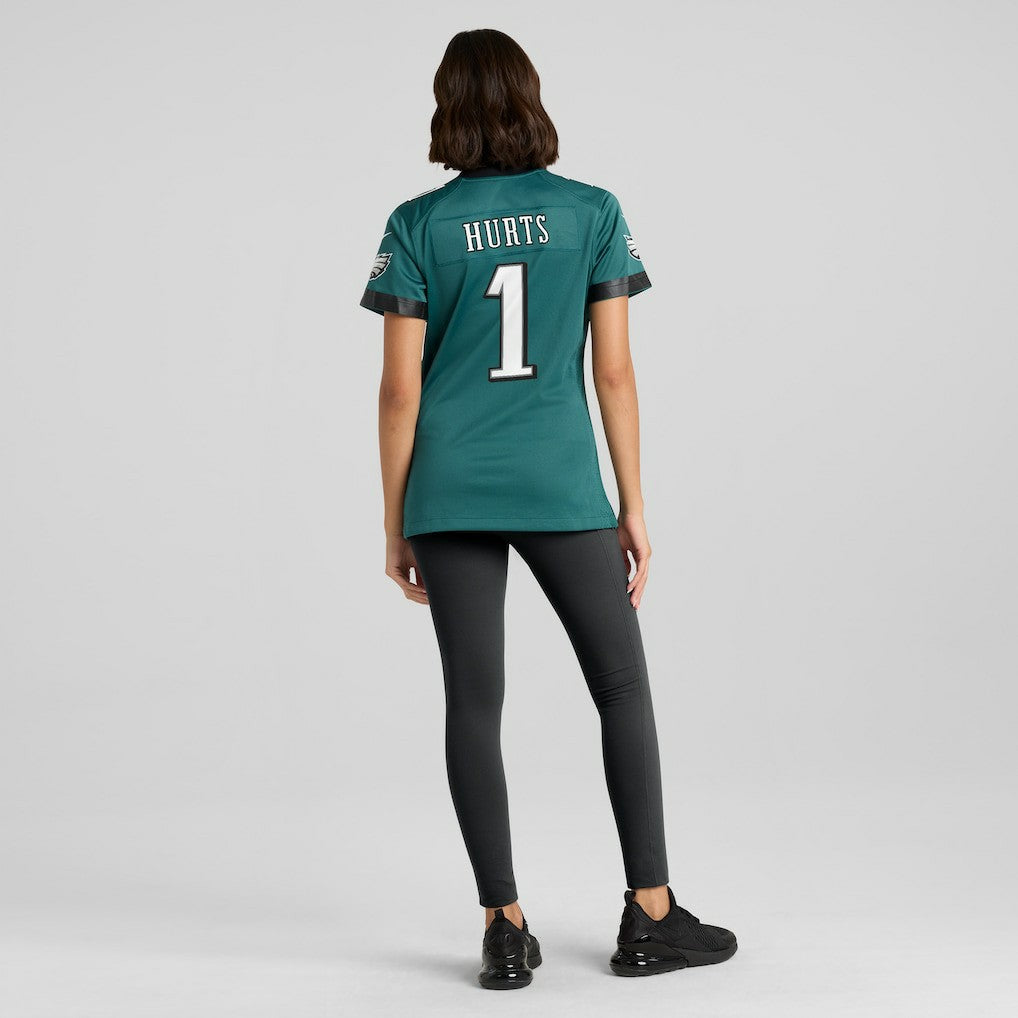 Jalen Hurts Philadelphia Eagles Women's Team Game Jersey Midnight Green