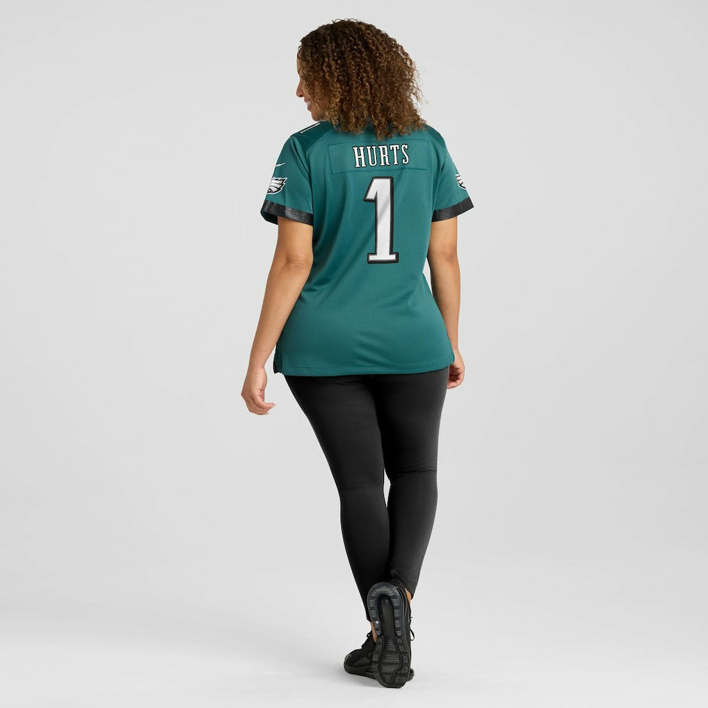 Jalen Hurts Philadelphia Eagles Women's Team Game Jersey Midnight Green