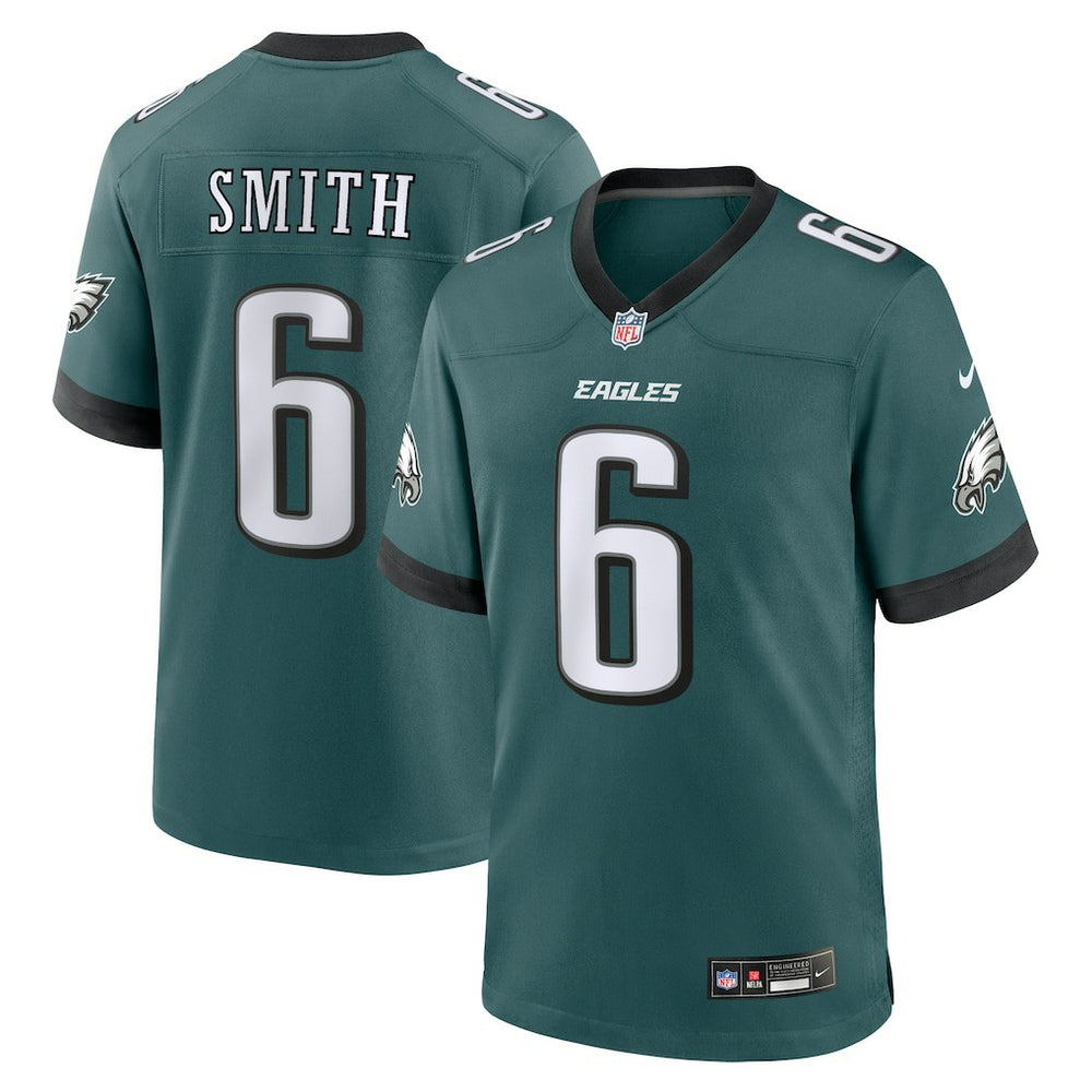 DeVonta Smith Philadelphia Eagles Team Game Jersey Midnight Green
