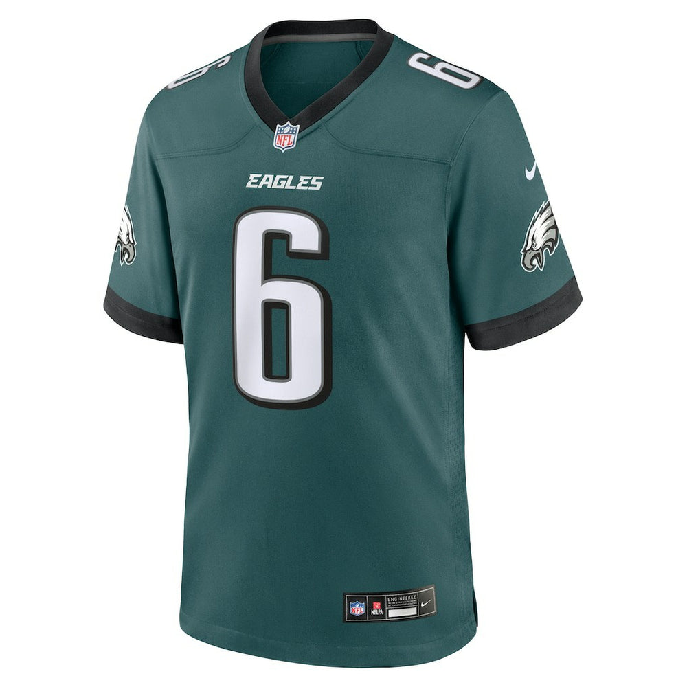 DeVonta Smith Philadelphia Eagles Team Game Jersey Midnight Green