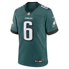 DeVonta Smith Philadelphia Eagles Team Game Jersey Midnight Green