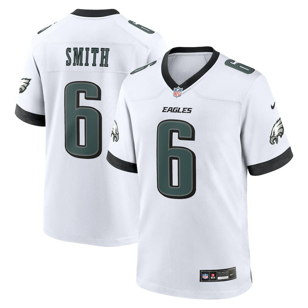 DeVonta Smith Philadelphia Eagles White Game Jersey White