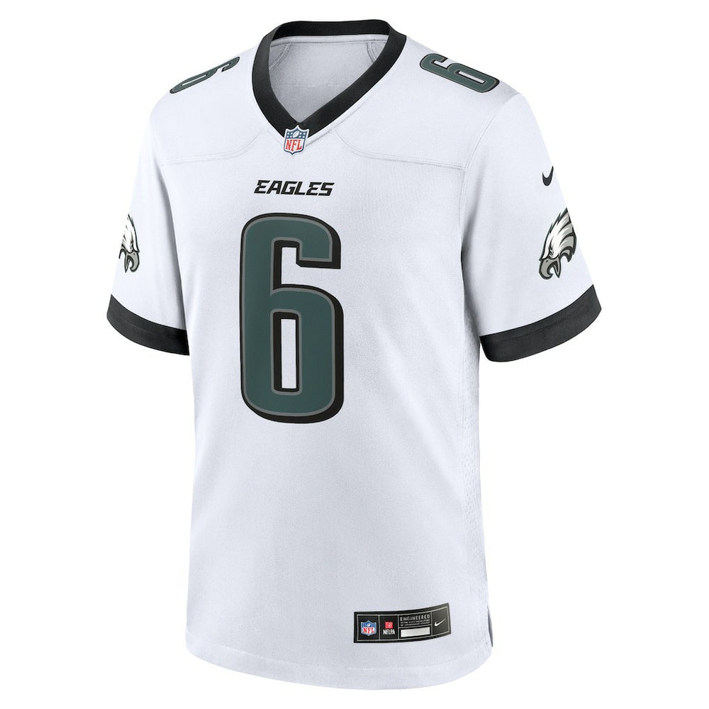 DeVonta Smith Philadelphia Eagles White Game Jersey White