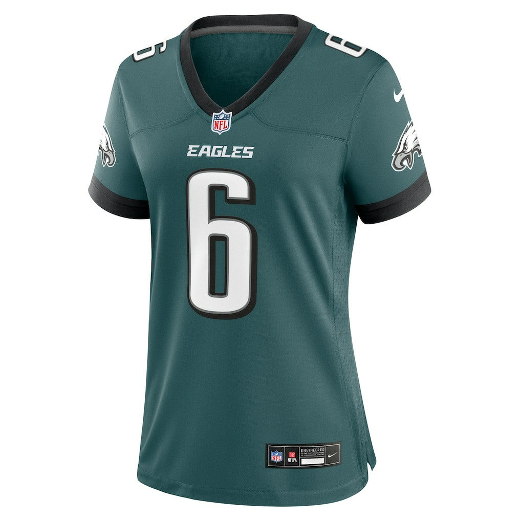 DeVonta Smith Philadelphia Eagles Women's Team Game Jersey Midnight Green