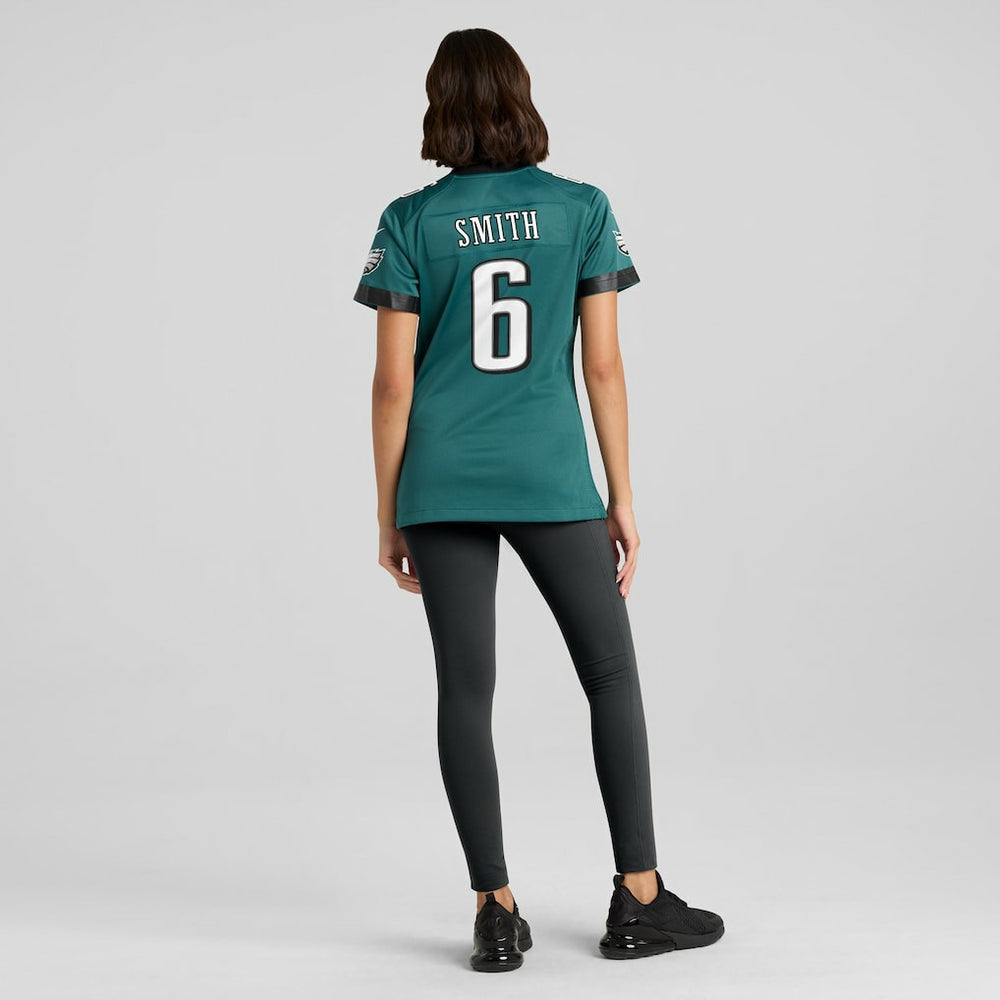 DeVonta Smith Philadelphia Eagles Women's Team Game Jersey Midnight Green