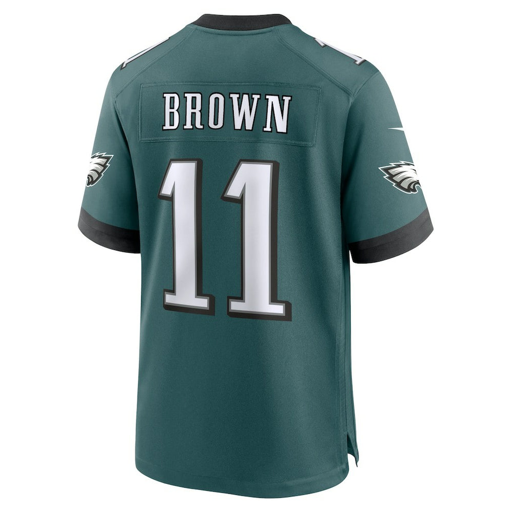A.J. Brown Philadelphia Eagles Team Game Jersey Midnight Green