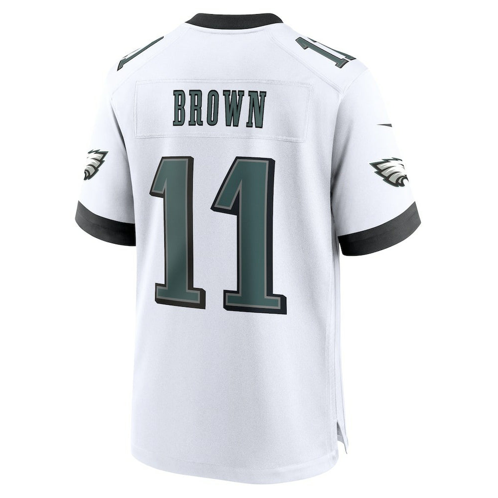 A.J. Brown Philadelphia Eagles White Game Jersey White