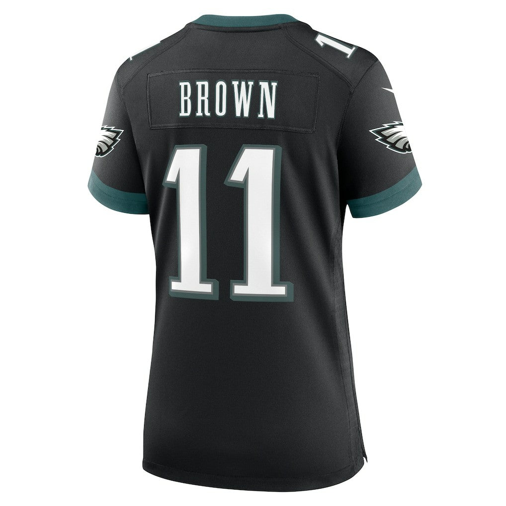 A.J. Brown Philadelphia Eagles Women's Alternate Game Jersey Black