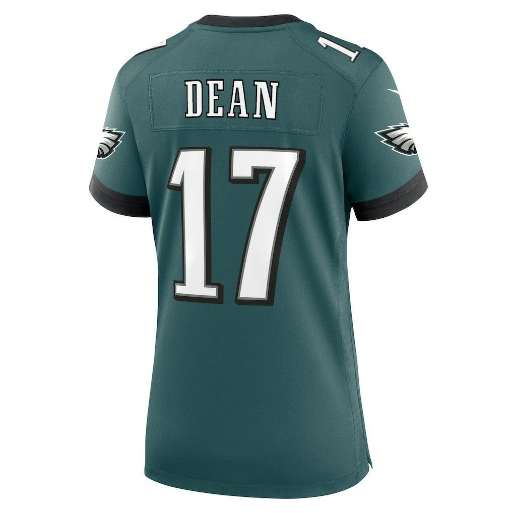 Nakobe Dean Philadelphia Eagles Women's Team Game Jersey Midnight Green