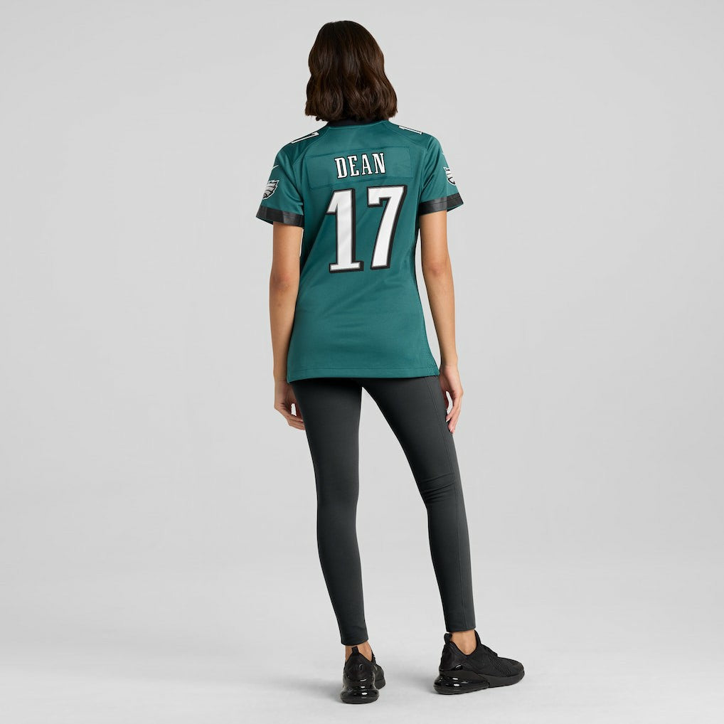 Nakobe Dean Philadelphia Eagles Women's Team Game Jersey Midnight Green