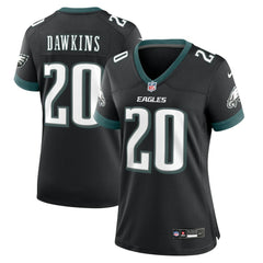Brian Dawkins Philadelphia Eagles Women's Alternate Game Jersey Black