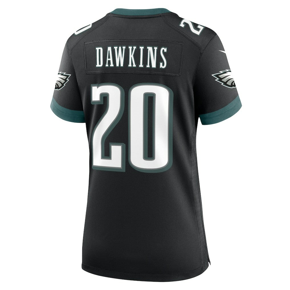 Brian Dawkins Philadelphia Eagles Women's Alternate Game Jersey Black