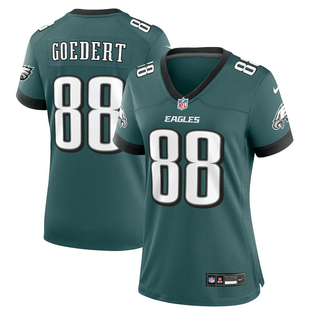 Dallas Goedert Philadelphia Eagles Women's Team Game Jersey Midnight Green
