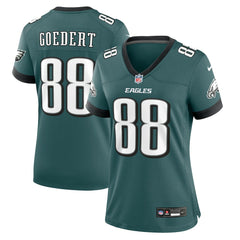 Dallas Goedert Philadelphia Eagles Women's Team Game Jersey Midnight Green