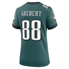 Dallas Goedert Philadelphia Eagles Women's Team Game Jersey Midnight Green