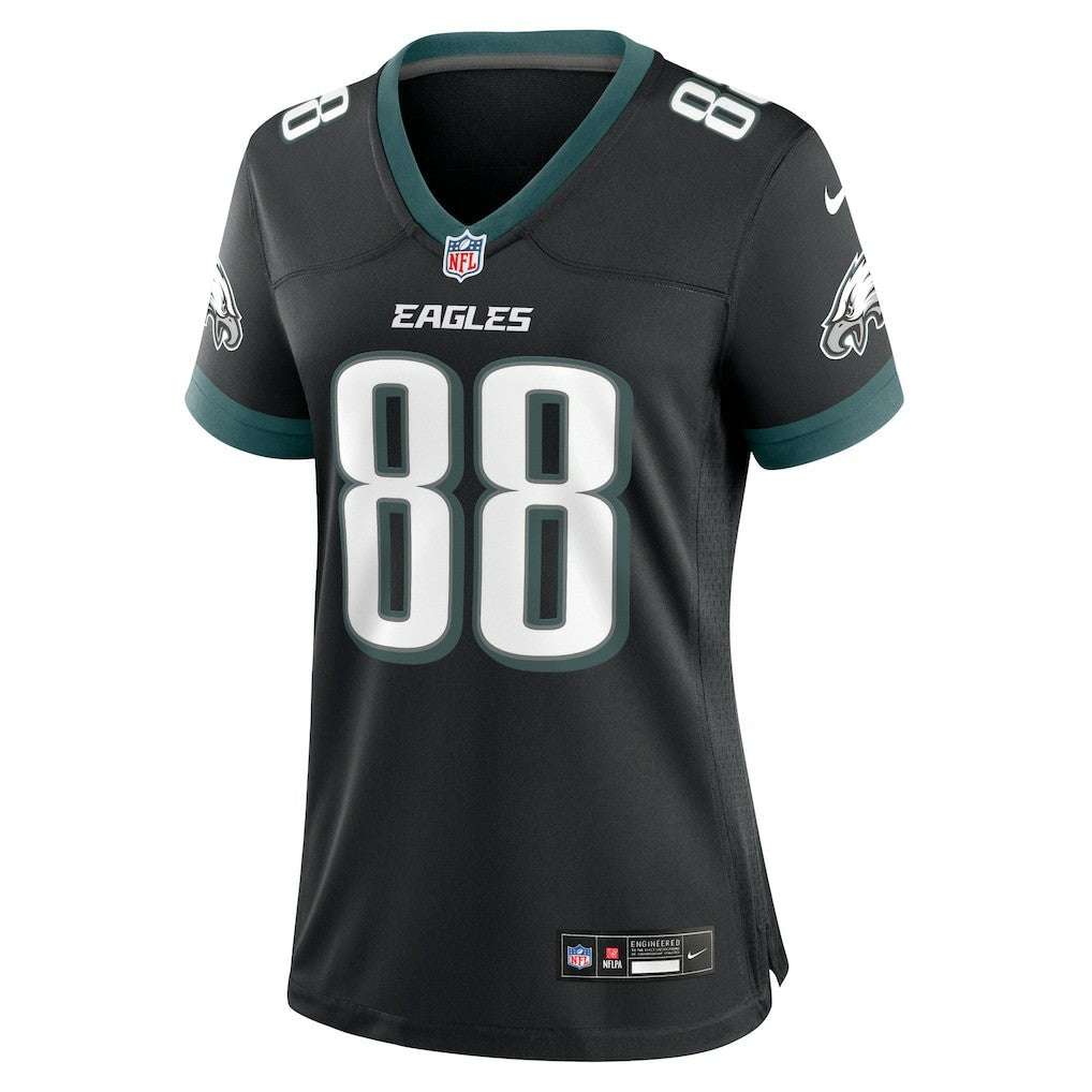 Dallas Goedert Philadelphia Eagles Women's Alternate Game Jersey Black