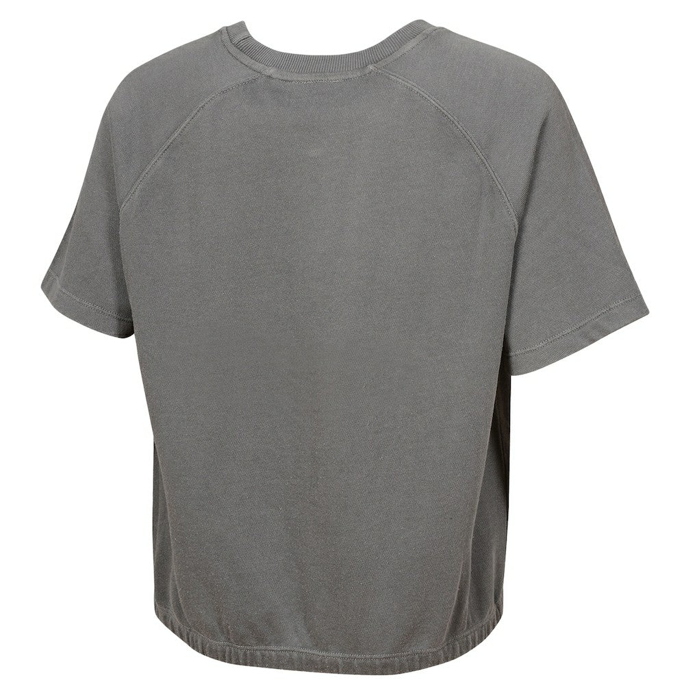 Buffalo Bills Women's Mineral Wash Short Sleeve Top Gray