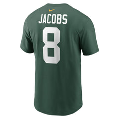 Josh Jacobs Green Bay Packers Player Name & Number T-Shirt Green