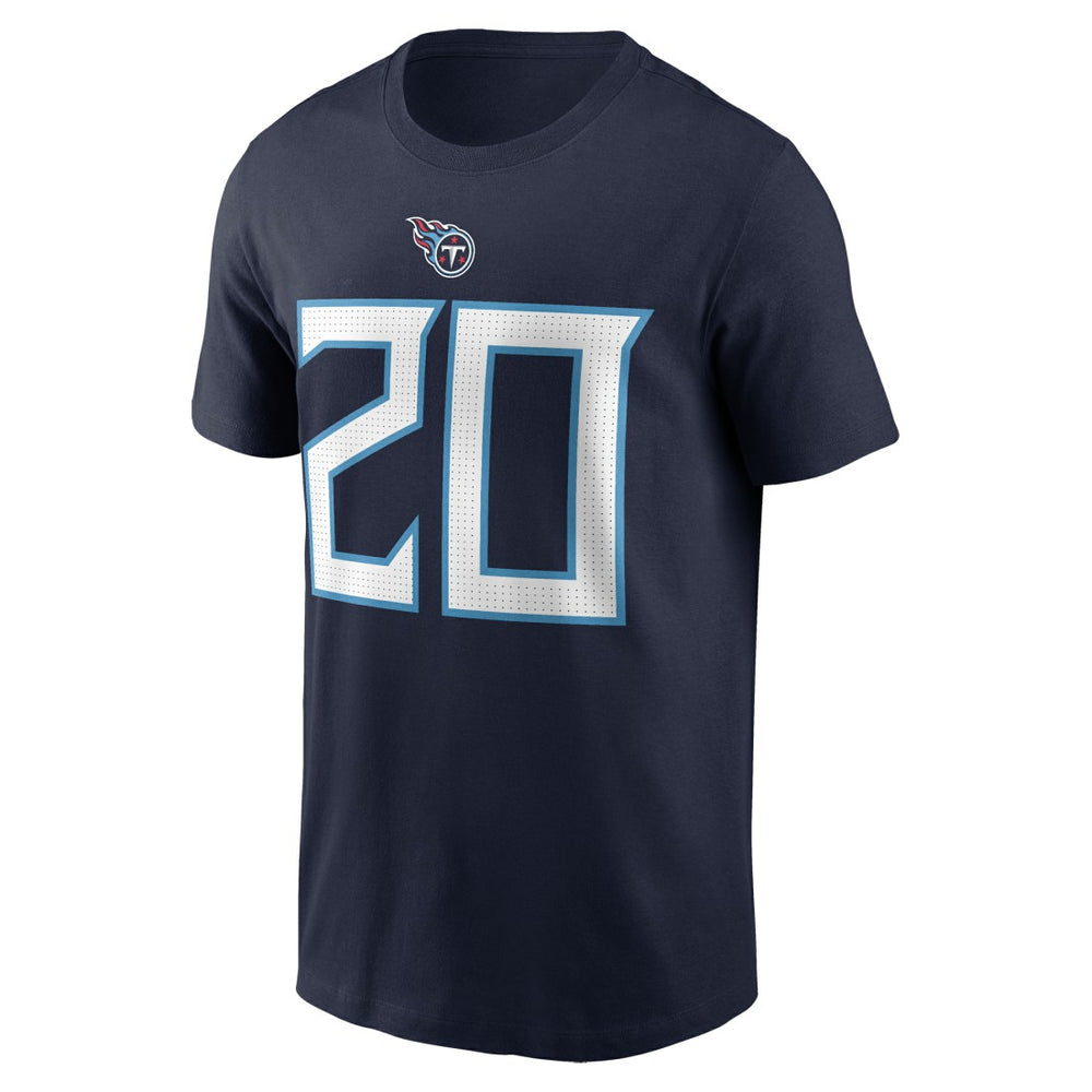 Tony Pollard Tennessee Titans Player Name & Number T-Shirt Navy