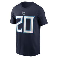 Tony Pollard Tennessee Titans Player Name & Number T-Shirt Navy
