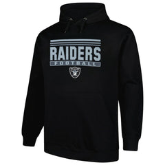 Las Vegas Raiders Big & Tall Pop Pullover Hoodie Black