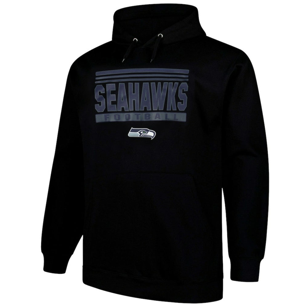 Seattle Seahawks Big & Tall Pop Pullover Hoodie Black