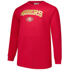 San Francisco 49ers Big & Tall Thermal Long Sleeve T-Shirt Scarlet