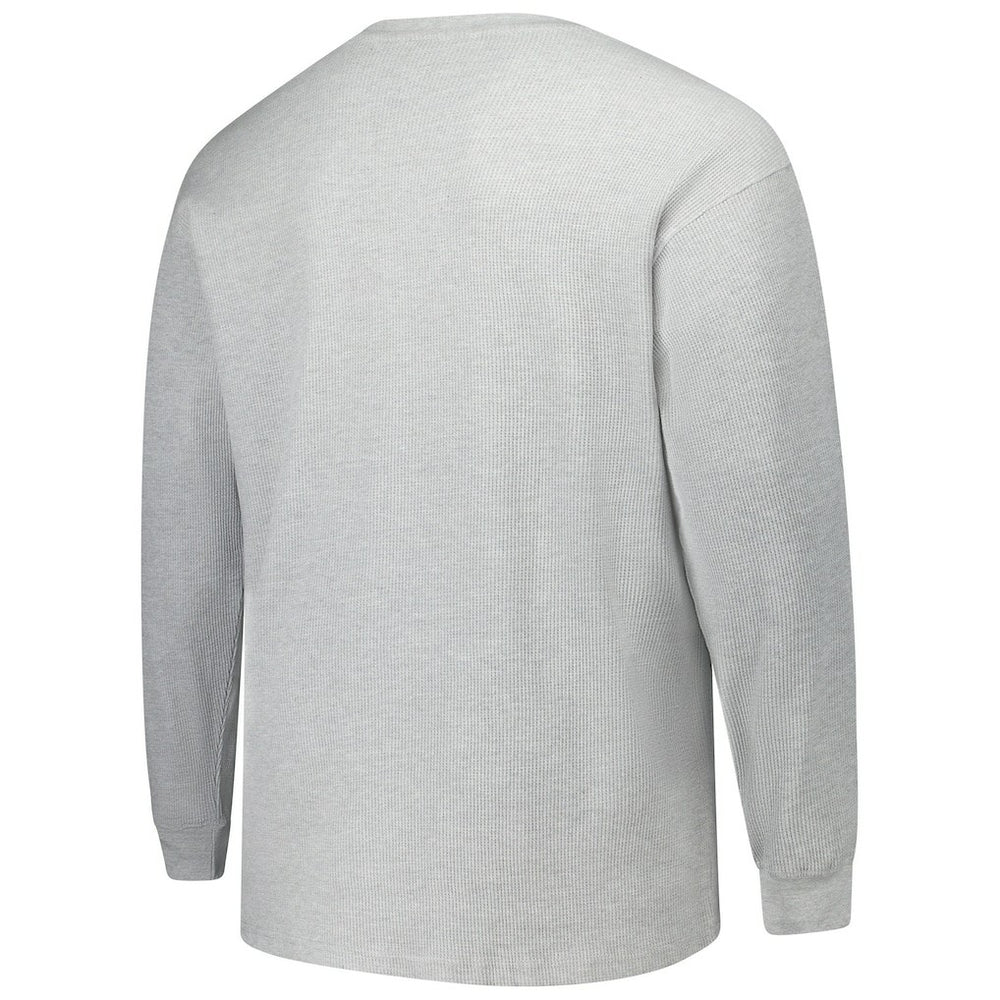 Miami Dolphins Big & Tall Thermal Long Sleeve T-Shirt Heather Gray