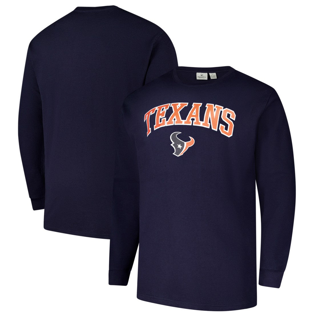 Houston Texans Big & Tall Thermal Long Sleeve T-Shirt Navy