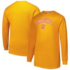 Tampa Bay Buccaneers Big & Tall Throwback Thermal Long Sleeve T-Shirt Orange