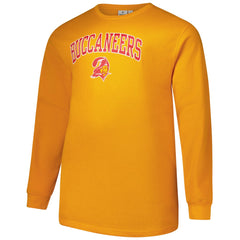 Tampa Bay Buccaneers Big & Tall Throwback Thermal Long Sleeve T-Shirt Orange