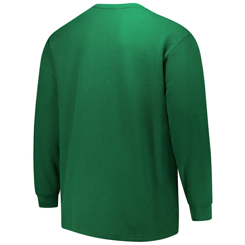 New York Jets Big & Tall Throwback Thermal Long Sleeve T-Shirt Kelly Green