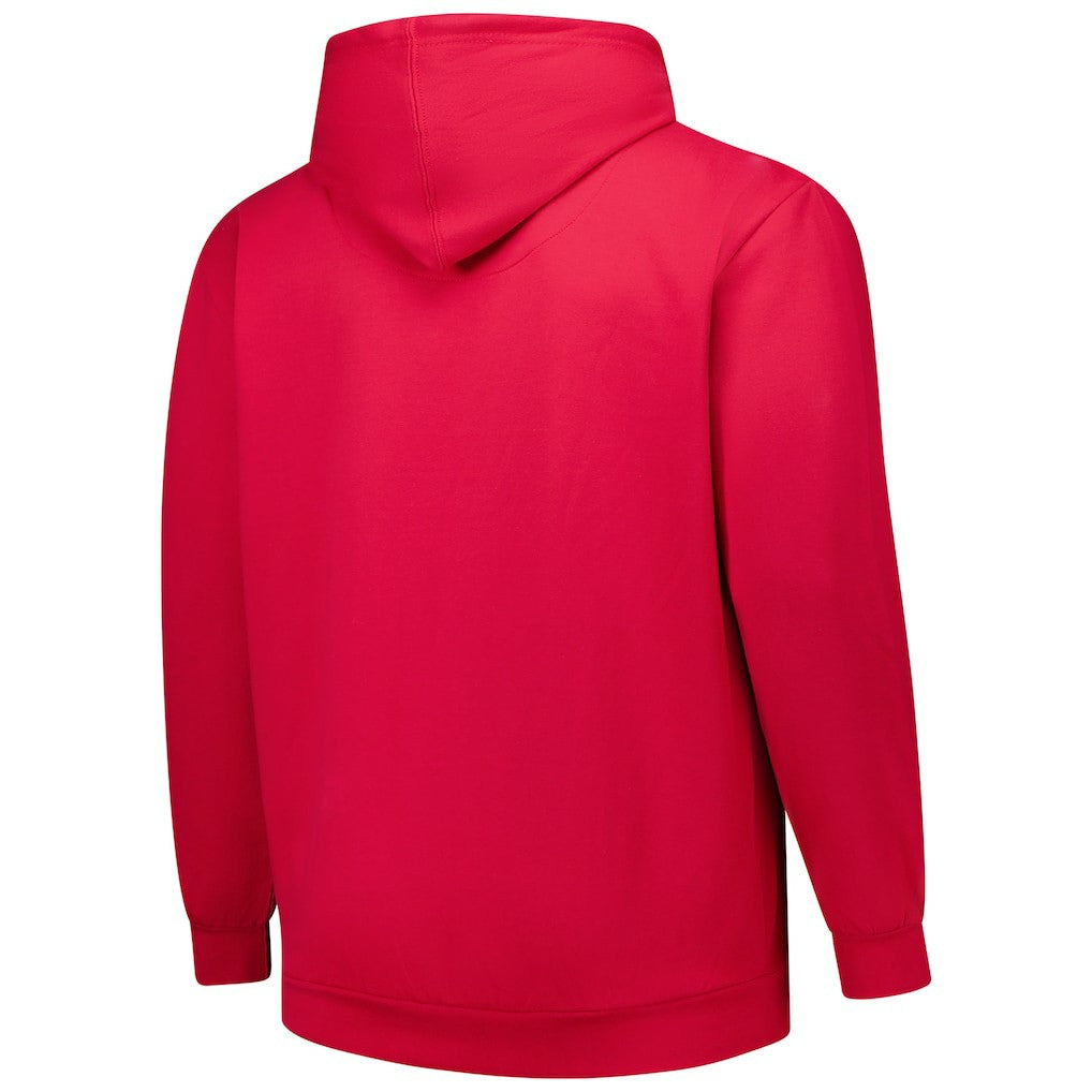 San Francisco 49ers Big & Tall Sleeve Hit Full-Zip Hoodie Scarlet