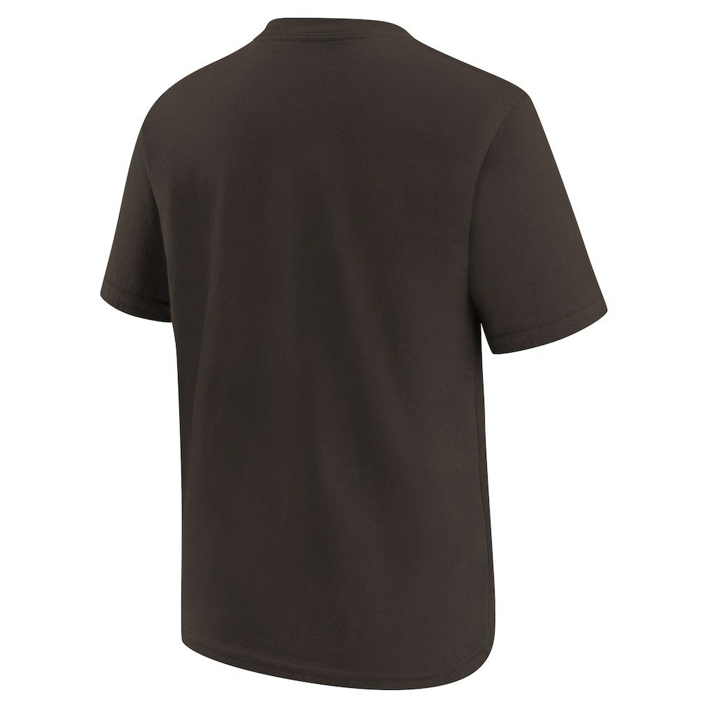 Cleveland Browns Youth Logo T-Shirt Brown
