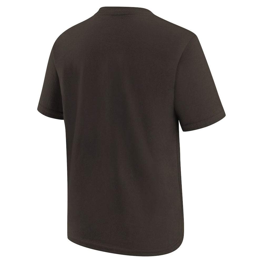 Cleveland Browns Youth Logo T-Shirt Brown