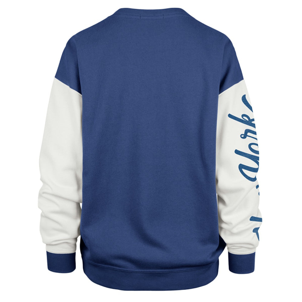 New York Knicks '47 Women's Plus Size Oversized Rise Andie Pullover Sweatshirt Blue